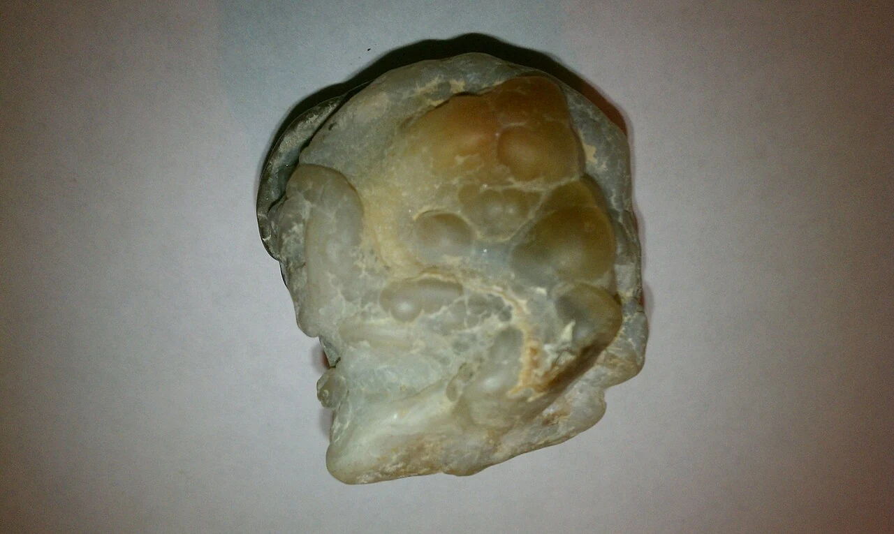 Uncut fire agate from New Mexico