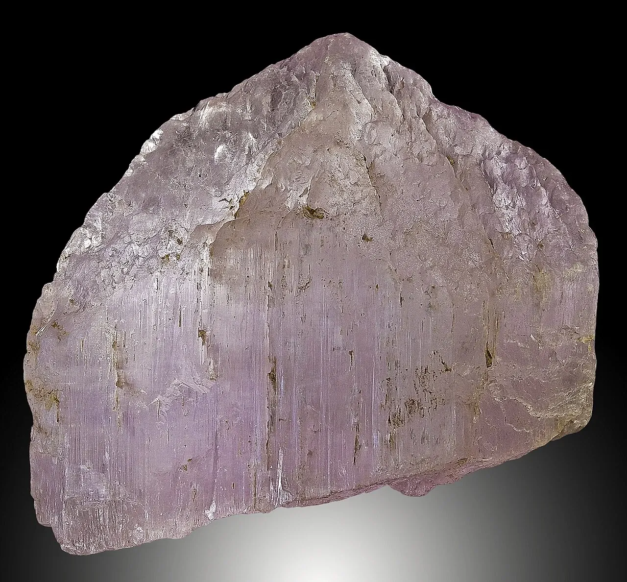 Pale pink rough kunzite from Afghanistan