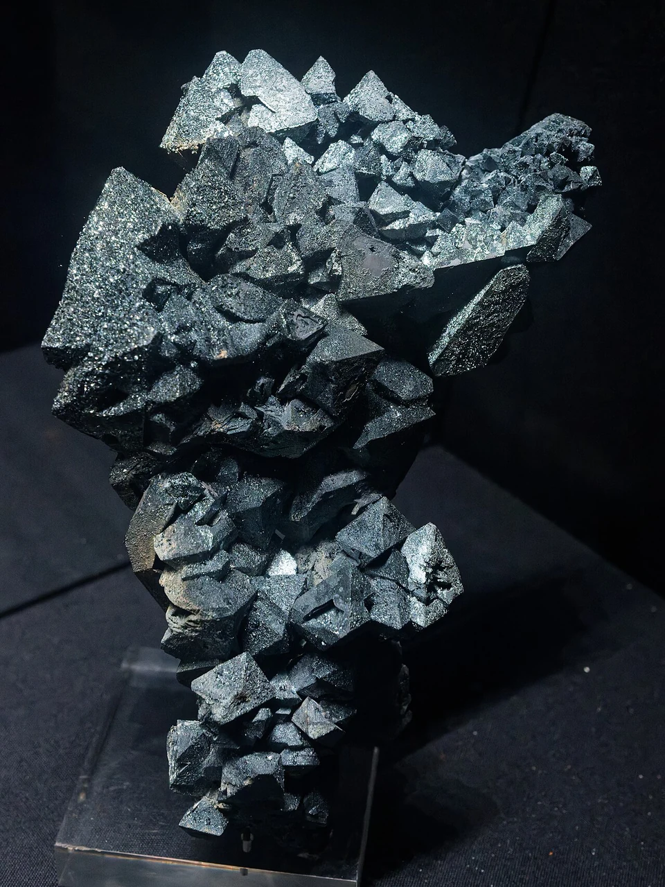 Branching magnetite aggregate from Payún Matrú