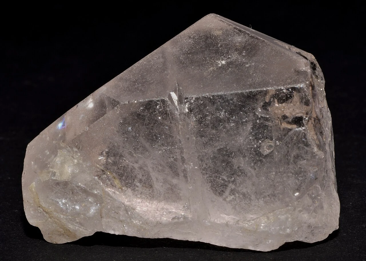 Pale morganite crystal from Afghanistan