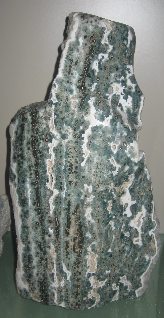 Polished Ocean Jasper from the Marovato mine