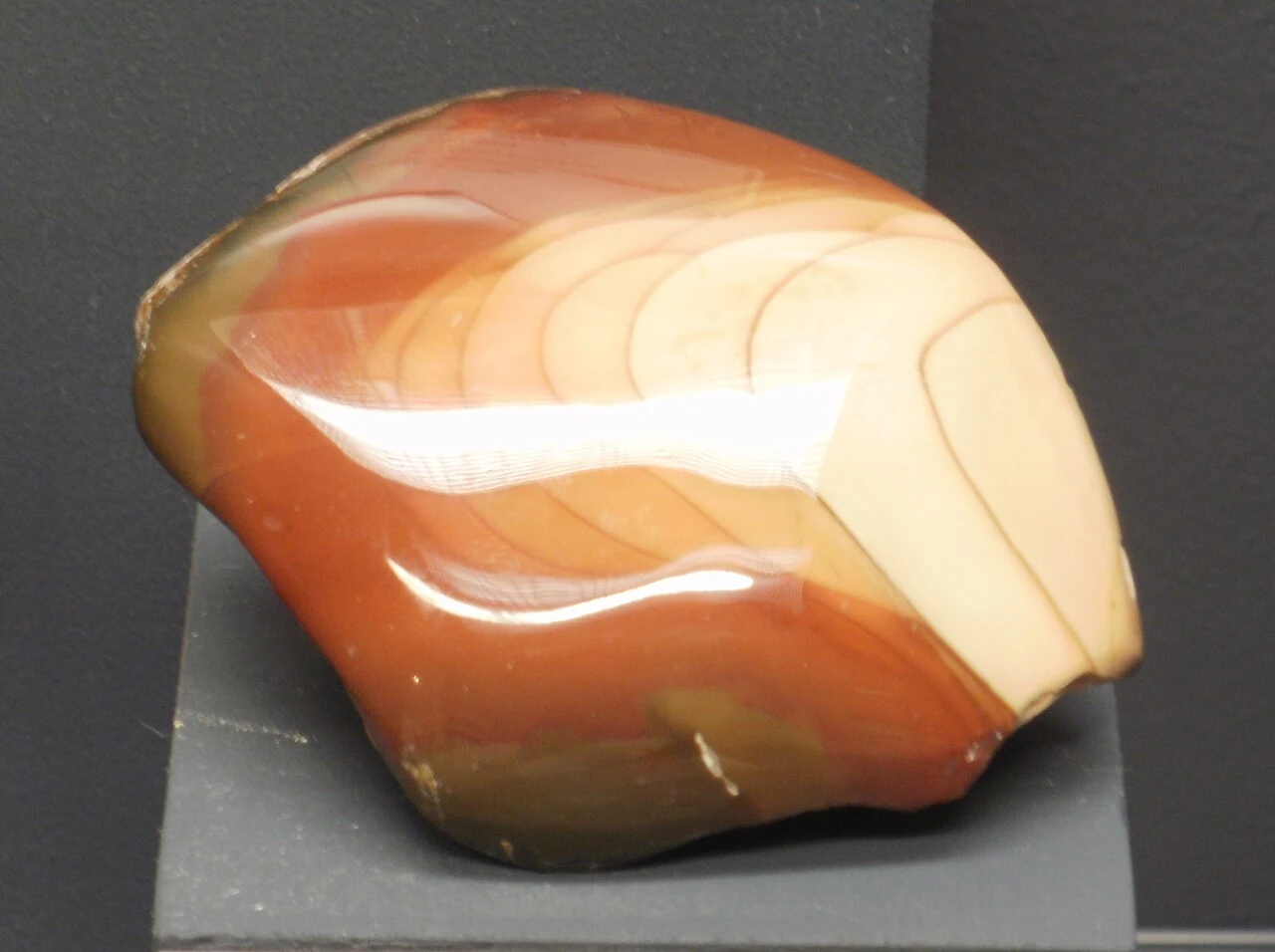 Polished picture jasper from Bruneau