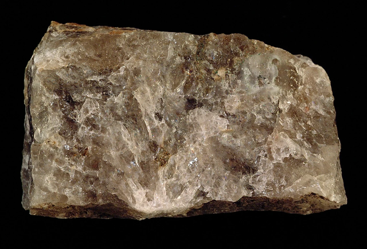 Rough brown smoky quartz specimen with an irregular surface.